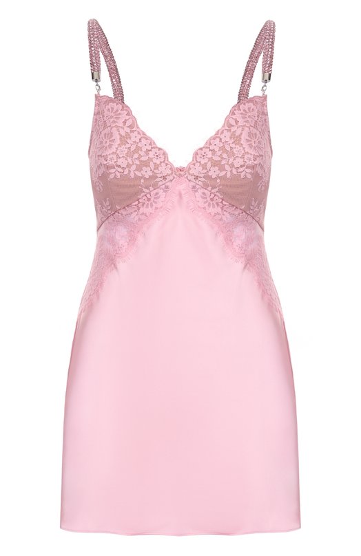 Атласное платье self-portrait SS25CK020SP Розовый SS25CK020SP