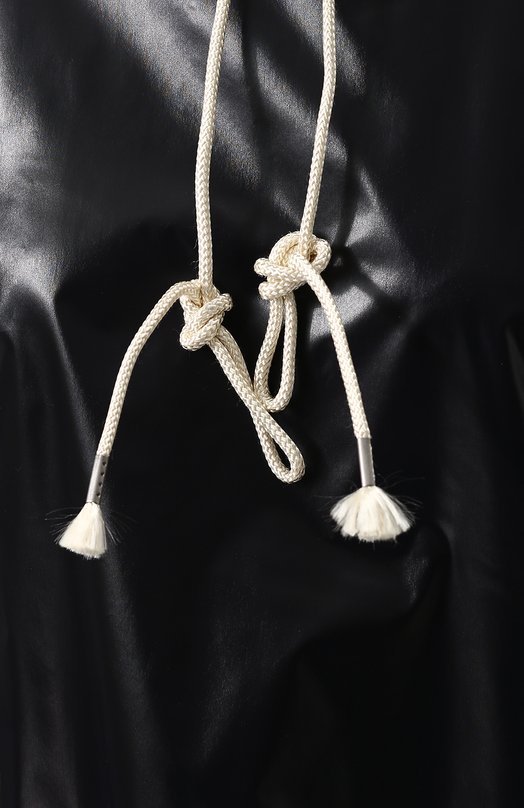 Платье-миди с контрастной отделкой и воротником-стойкой CALVIN KLEIN 205W39NYC Чёрный, фото 5