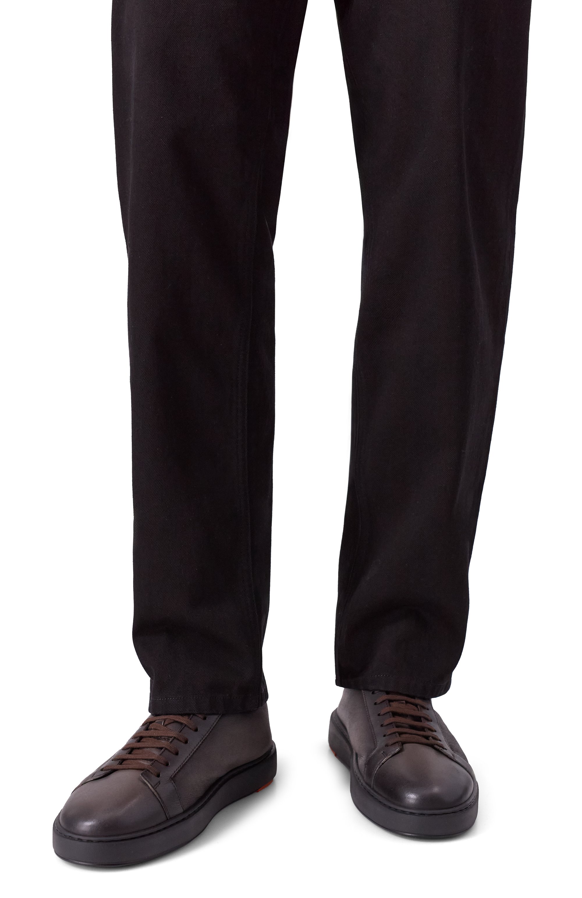 Кожаные кеды cleanic SANTONI, арт. MBCG21533NEAPECE, фото 3