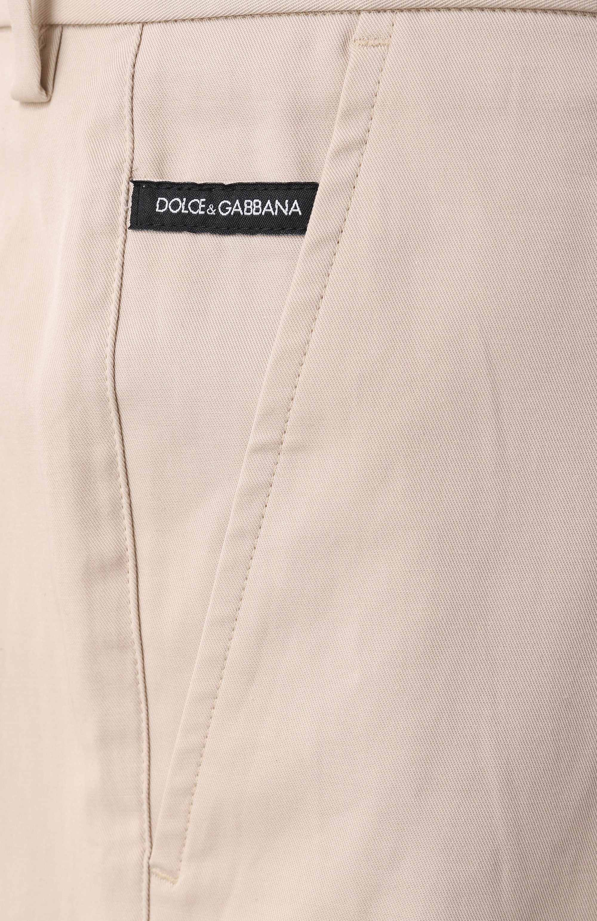 Хлопковые брюки DOLCE & GABBANA, арт. GVB6ET/FUFMJ, фото 6
