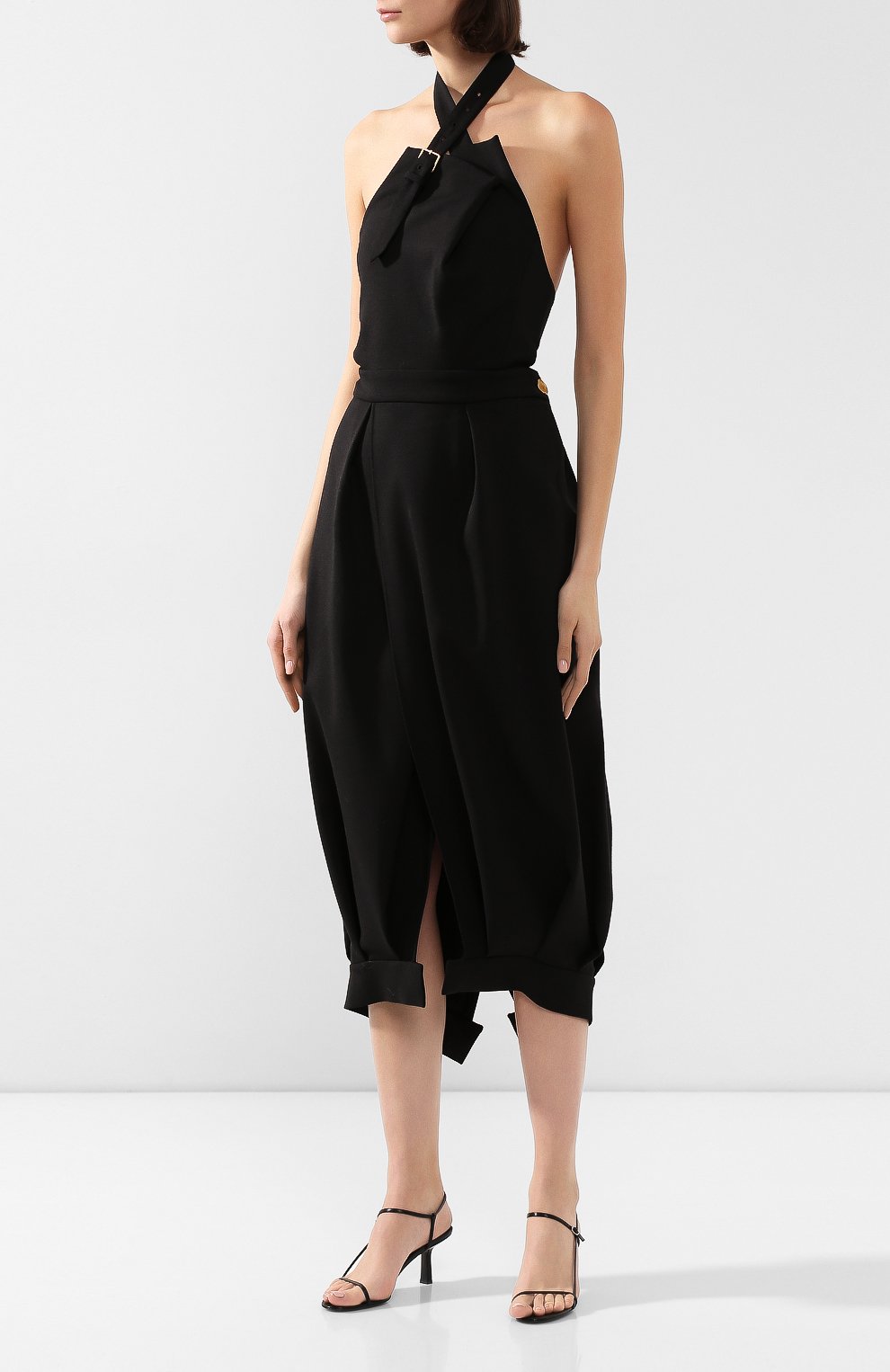 Шерстяное платье PROENZA SCHOULER черного цвета по цене 191000 руб., арт. R2013006-AW090, фото 3 Шерстяное платье PROENZA SCHOULER, арт. R2013006-AW090, фото 3