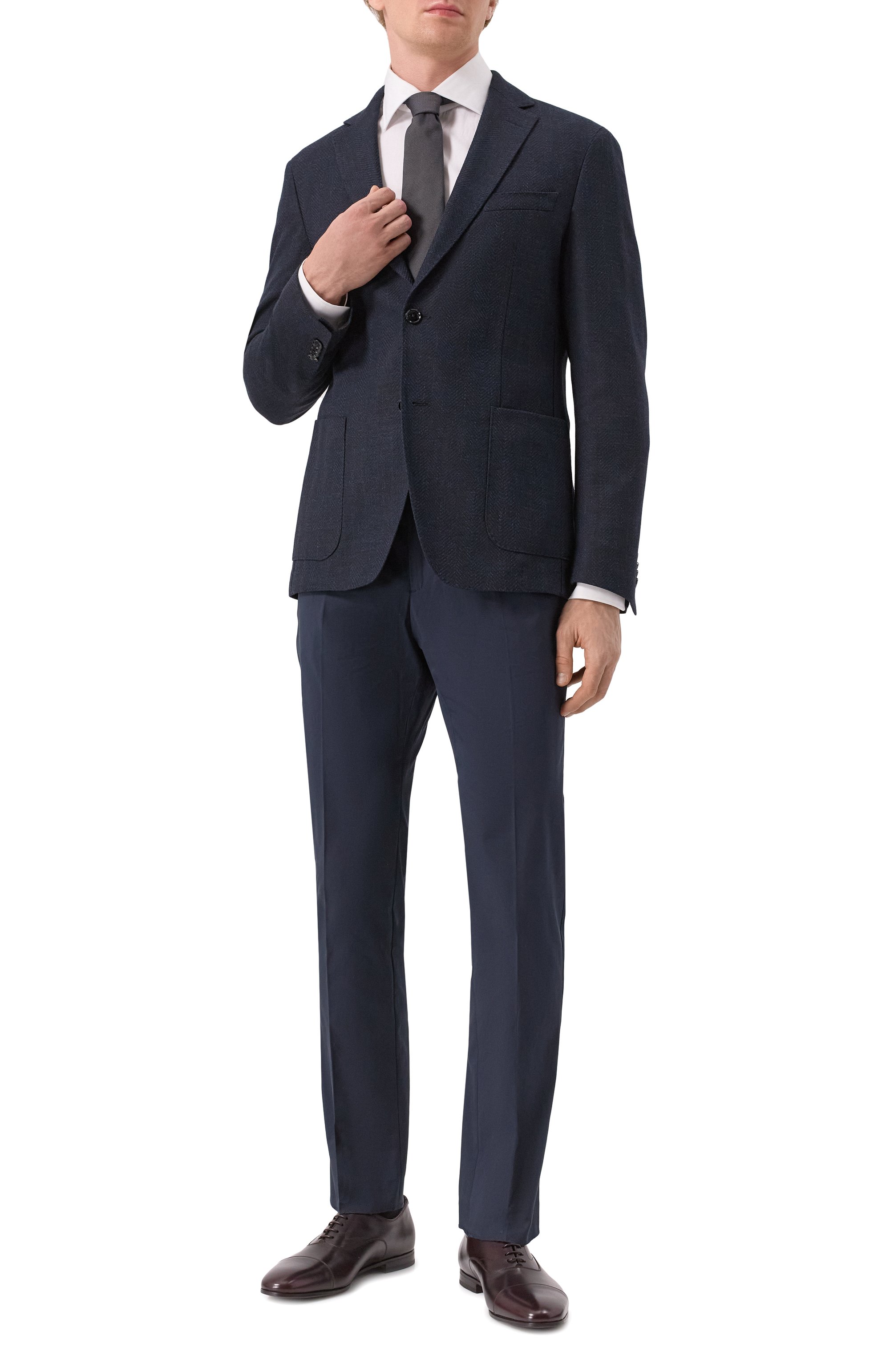 Кожаные оксфорды W.GIBBS, арт. 0801045/C0RTINA, фото 2