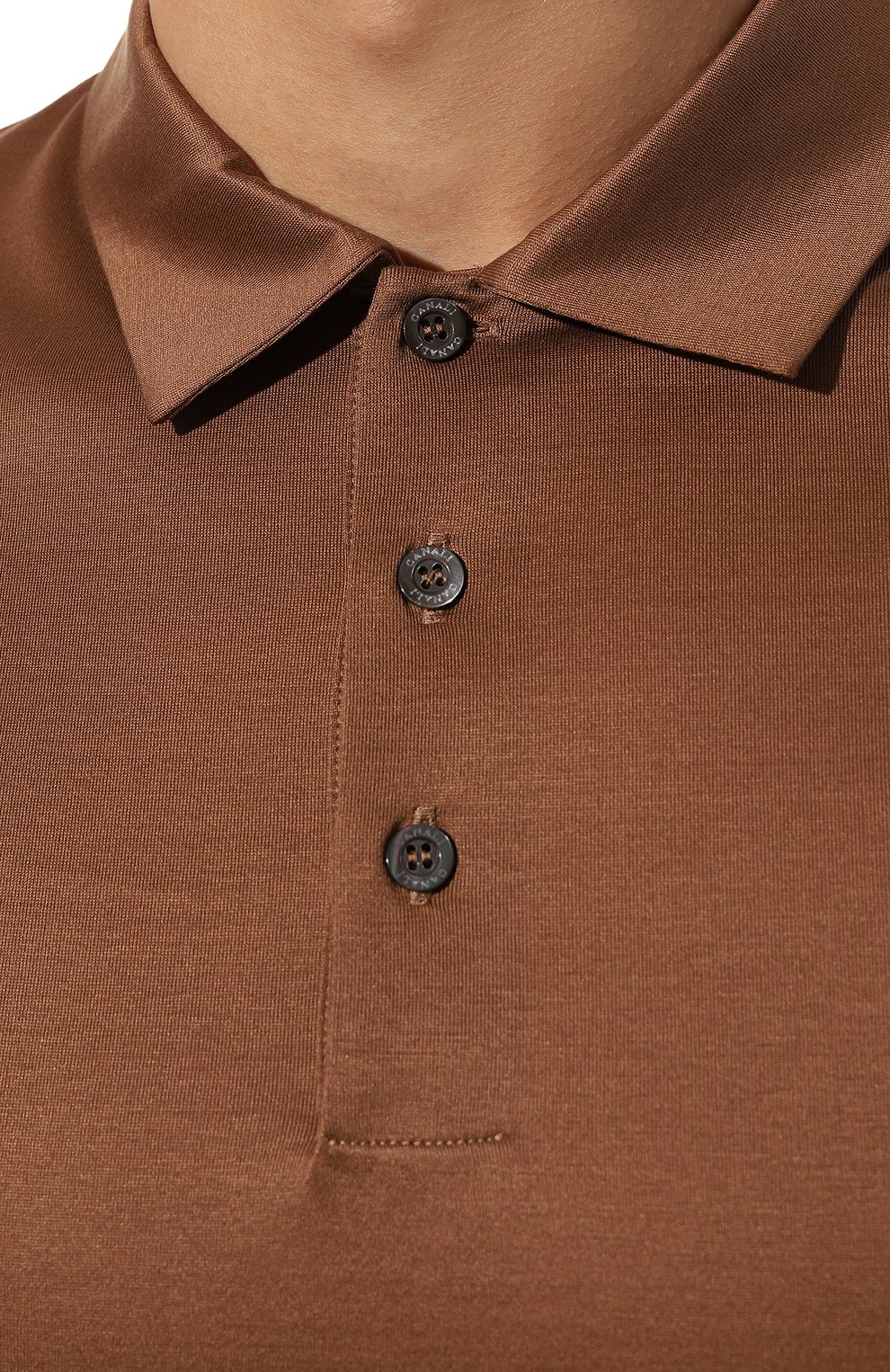 Хлопковое поло CANALI, арт. T0238/MJ00002, фото 5