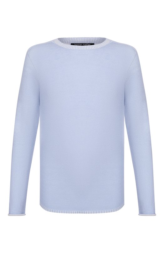 Джемпер из хлопка и кашемира Hannes Roether B0L10IDE.101.101 Голубой B0L10IDE.101.101