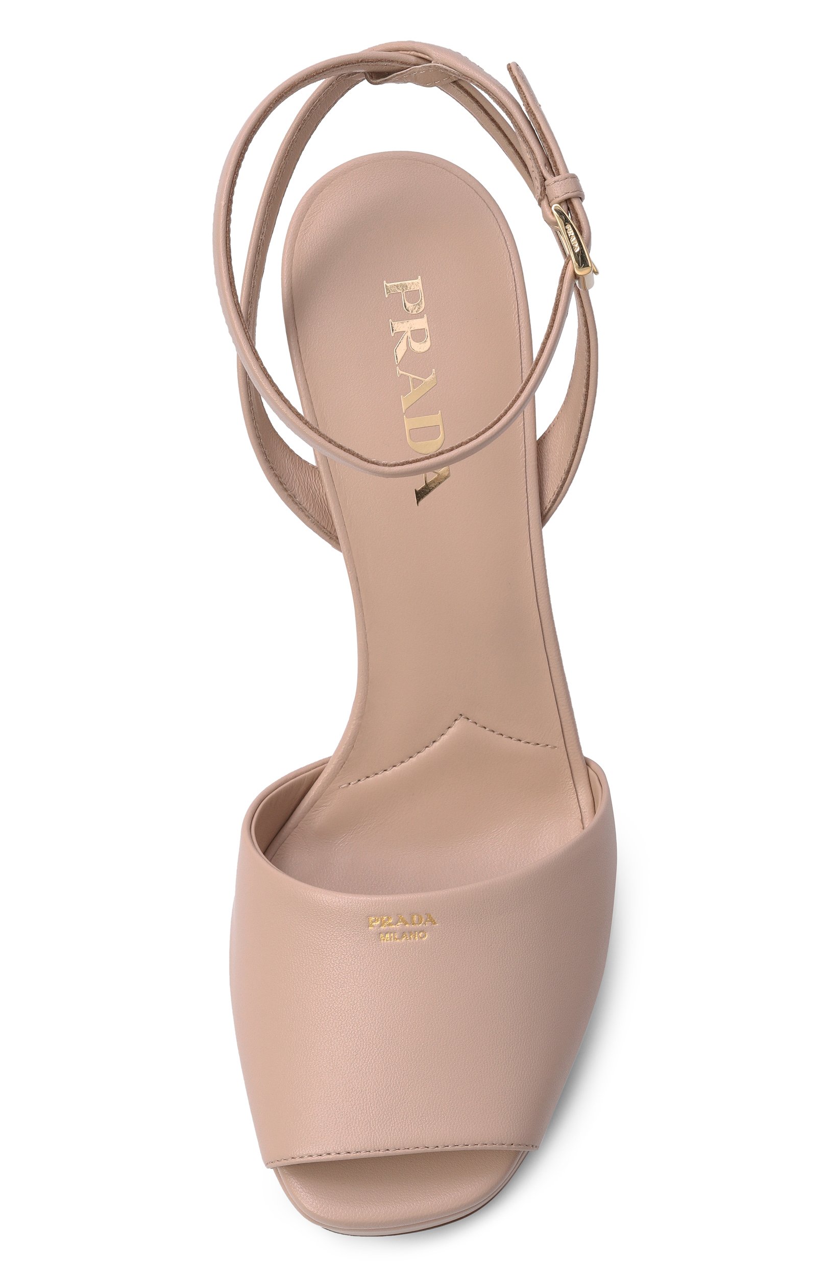 Кожаные босоножки PRADA, арт. 1XP48B/038, фото 6