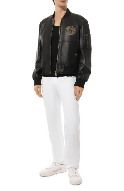 Кожаный бомбер VERSACE JEANS COUTURE, арт. 76GAVP06/CPPS3, фото 2
