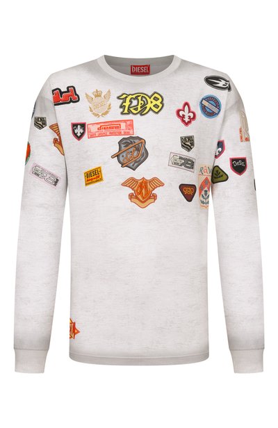 Мужская хлопковый лонгслив DIESEL, арт. A22698/0PLDJ