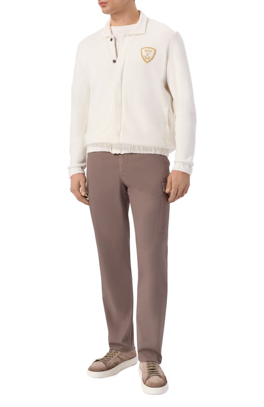 Хлопковый кардиган Kiton UMM0769 Белый  UMM0769 Фото 2