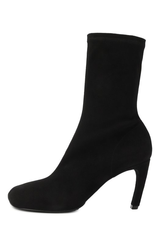 Замшевые ботильоны Dries Van Noten W232-201/135 Чёрный  W232-201/135 Фото 4