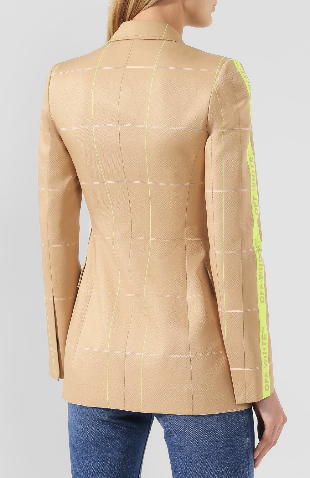Приталенный жакет OFF-WHITE, арт. 0WEF022R19C910579900, фото 4