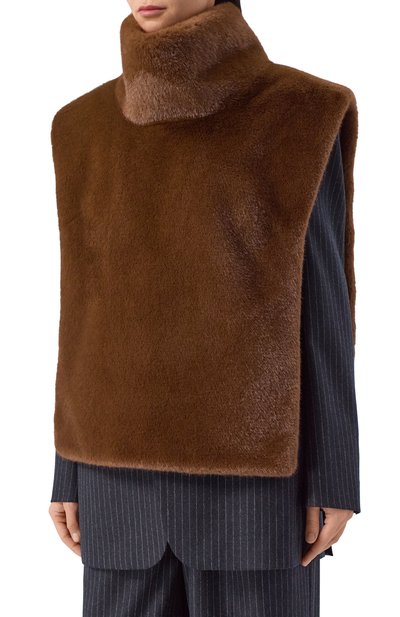 Жилет-манишка из экомеха FLASHIN, арт. FF25MCH, фото 3