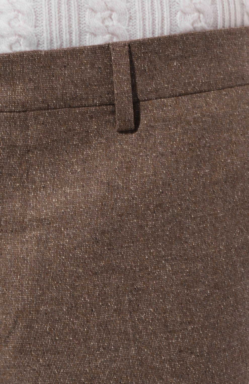 Брюки из шерсти и шелка BERWICH коричневого цвета по цене 39400 руб., арт. SC/1/ZG1436X, фото 5 Брюки из шерсти и шелка BERWICH, арт. SC/1/ZG1436X, фото 5