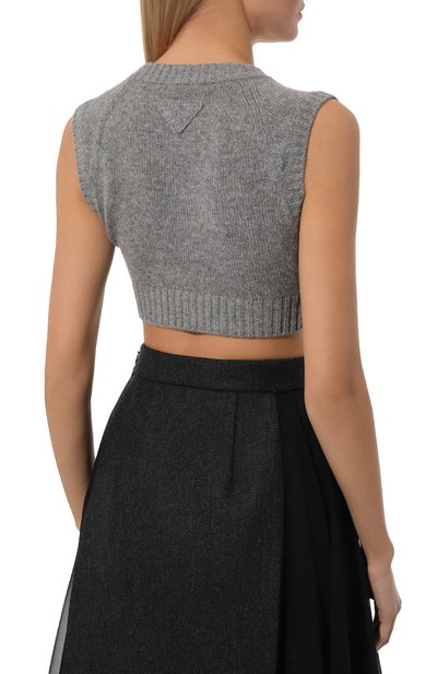 Кашемировый жилет PRADA, арт. P29989-10CE-F0031-221, фото 4