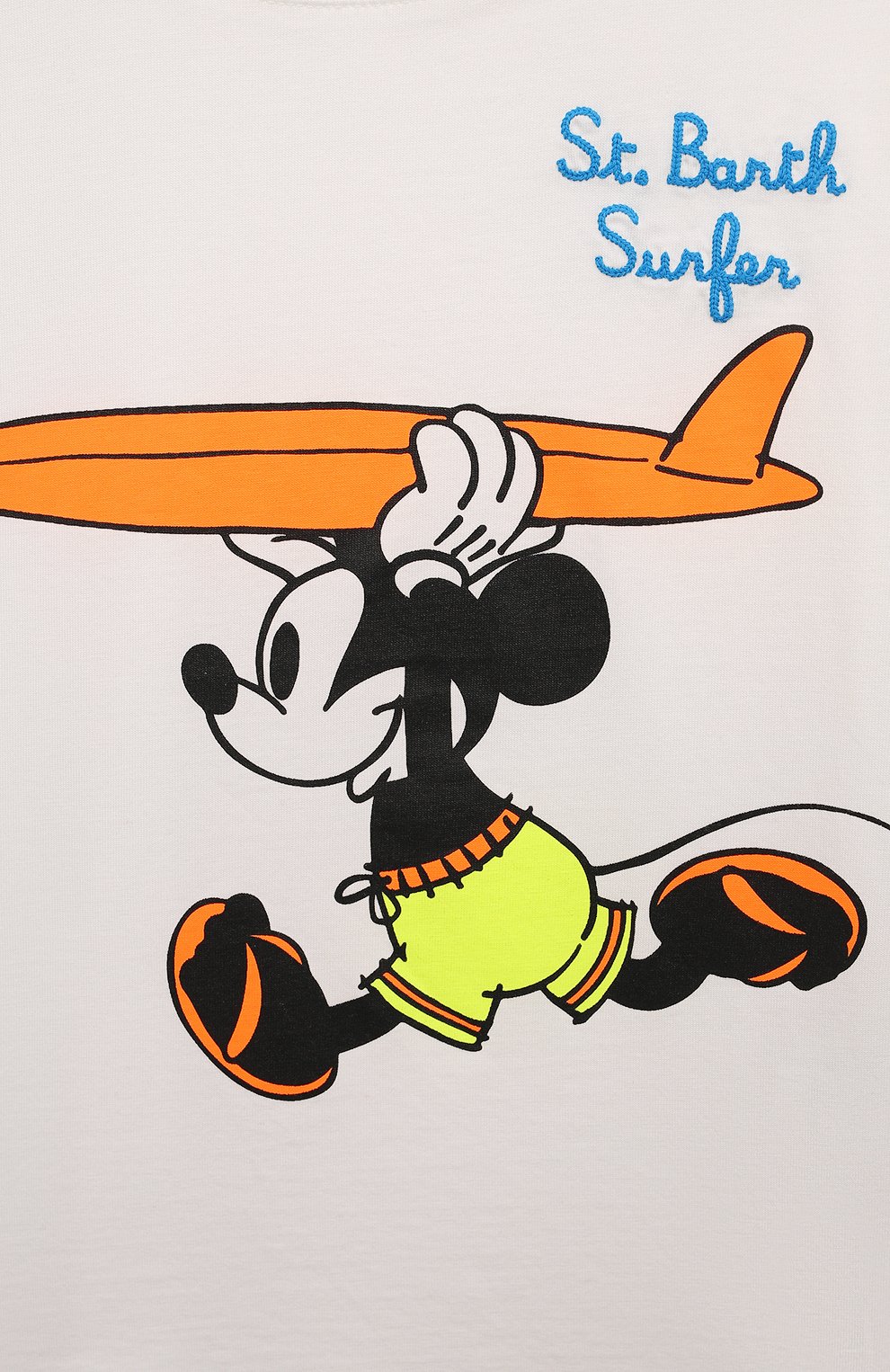 Хлопковая футболка MC2 SAINT BARTH молочного цвета по цене 9950 руб., арт. STBK TSHIRT B0Y/TSH0001/01651B, фото 3 Хлопковая футболка MC2 SAINT BARTH, арт. STBK TSHIRT B0Y/TSH0001/01651B, фото 3