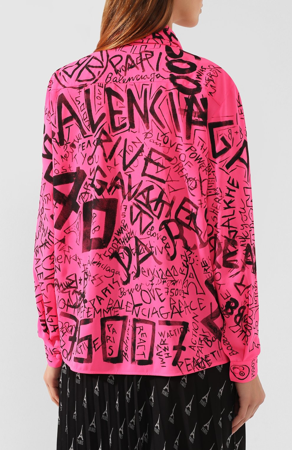 Блузка BALENCIAGA розового цвета по цене 96600 руб., арт. 596612/TGLT3, фото 4 Блузка BALENCIAGA, арт. 596612/TGLT3, фото 4