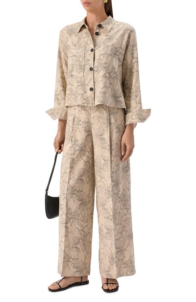 Рубашка из вискозы и льна WINDSOR, арт. 52 DB340HV 10019671/10019671, фото 2