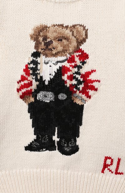 Хлопковый пуловер POLO RALPH LAUREN, арт. 311853152, фото 3