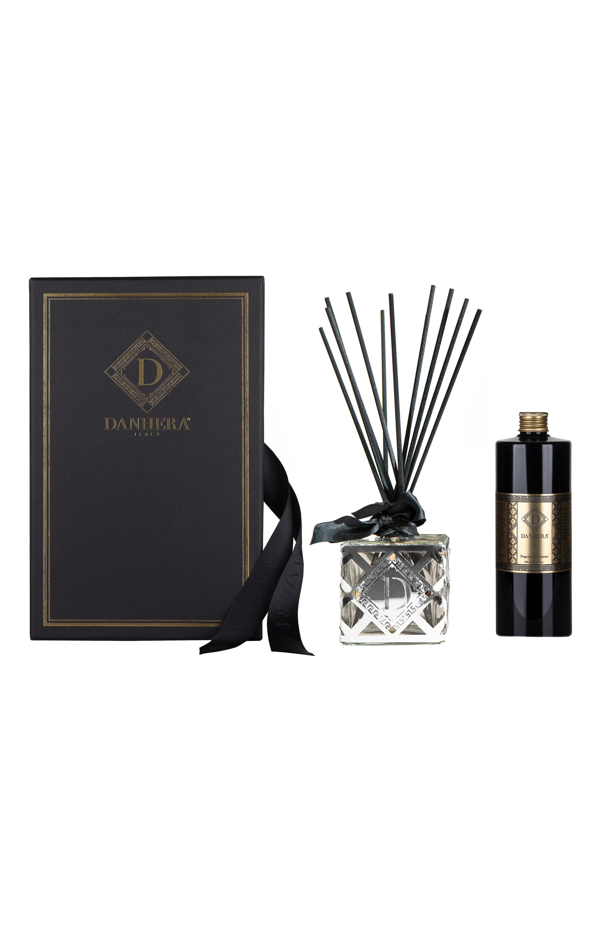 Набор efesto jewels platinum kirce (ваза 200ml + рефил 500ml) DANHERA ITALY, арт. DANHEFESTO200/PLATI/KIRC, фото 1