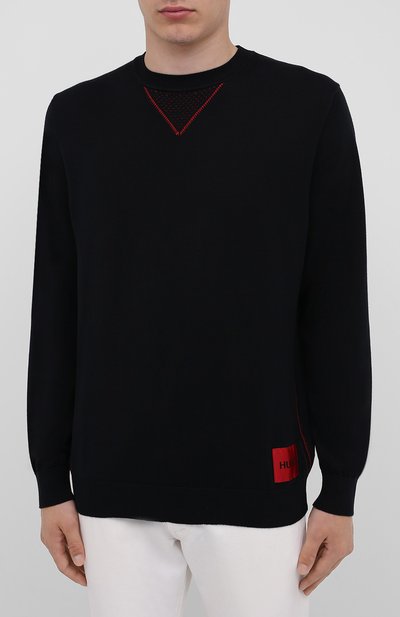 Хлопковый джемпер HUGO, арт. 50430503, фото 3