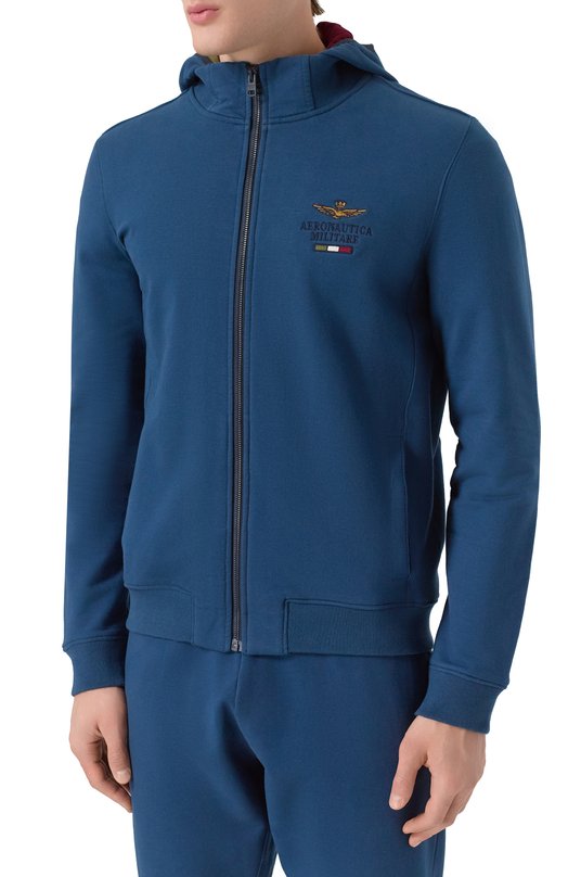 Хлопковый спортивный костюм Aeronautica Militare TF0102UF00662 Синий  TF0102UF00662 Фото 2