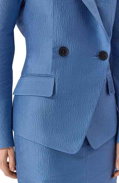Жакет LANVIN голубого цвета по цене 374500 руб., арт. RW-JA0059-6256-E26, фото 5 Жакет LANVIN, арт. RW-JA0059-6256-E26, фото 5