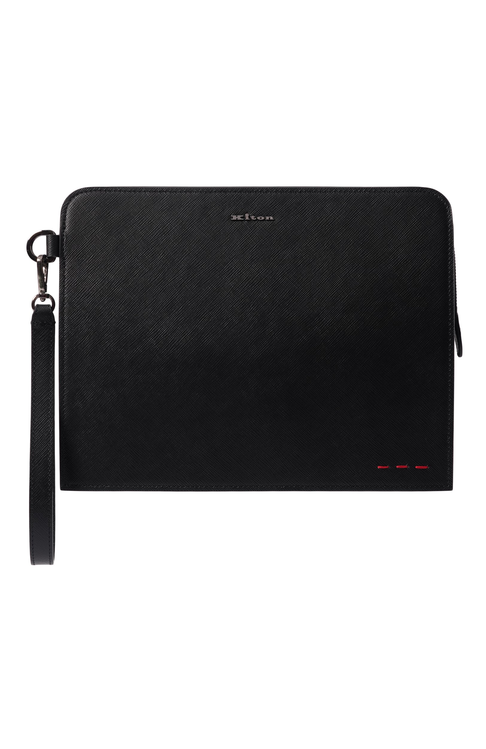 Клатч KITON черного цвета по цене 116000 руб., арт. UBA0010N01269, фото 6 Клатч KITON, арт. UBA0010N01269, фото 6