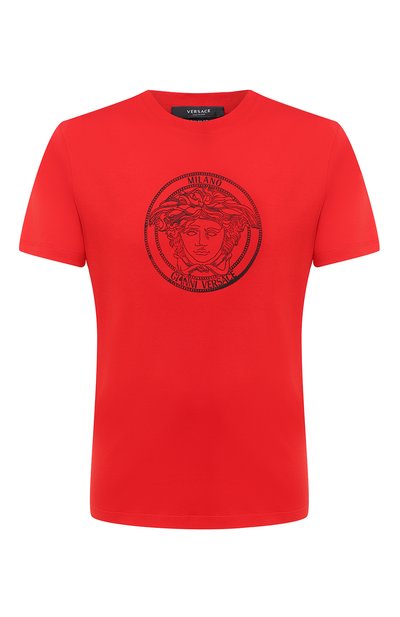 Хлопковая футболка VERSACE, арт. A87381/A228806, фото 1