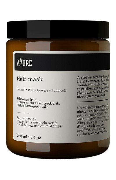 Маска для волос (250ml) AADRE бесцветного цвета по цене 2690 руб., арт. 3306906900534, фото 1 Маска для волос (250ml) AADRE, арт. 3306906900534, фото 1