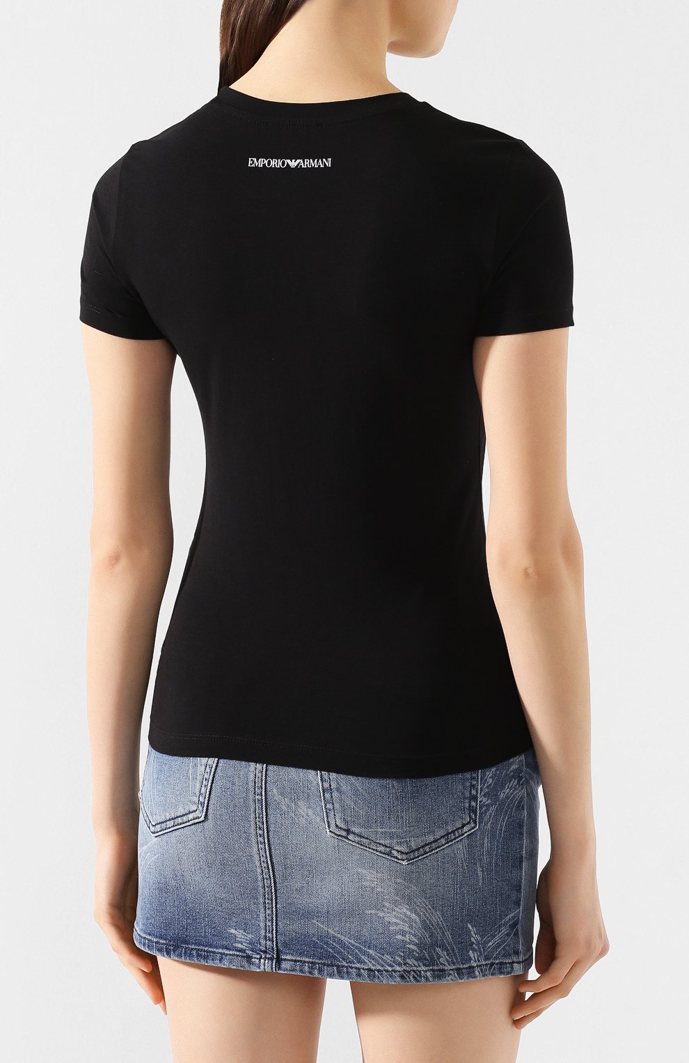 Хлопковая футболка EMPORIO ARMANI, арт. 3H2T8A/2J07Z, фото 4