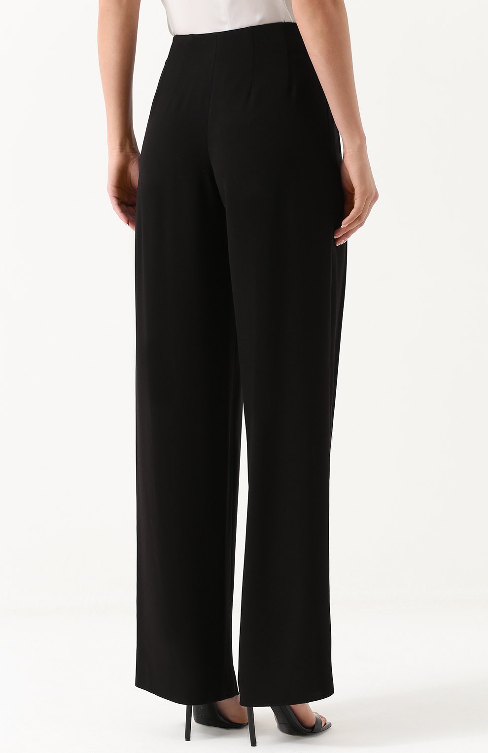 Широкие брюки прямого кроя с защипами GIORGIO ARMANI, арт. VAP02T/VA114, фото 4