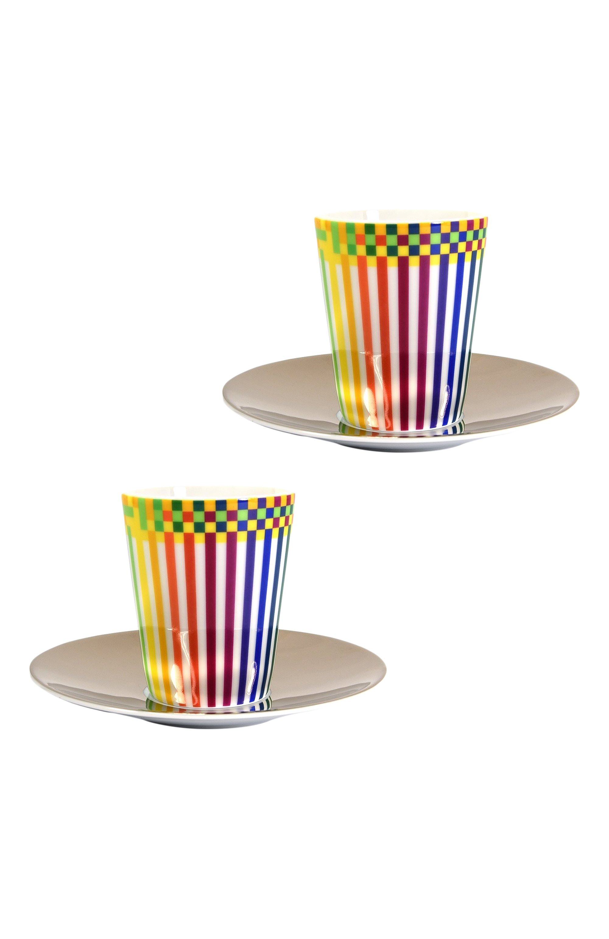 Набор из двух кофейных чашек с блюдцами surface colorée b29 BERNARDAUD, арт. 1703/22173, фото 1
