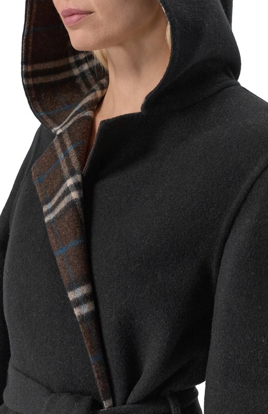 Двустороннее пальто Burberry 8110898 Чёрный  8110898 Фото 5