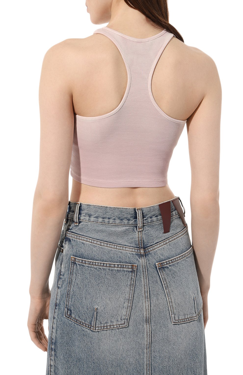 Хлопковая майка OFF-WHITE, арт. 0WAD086S24JER002, фото 4