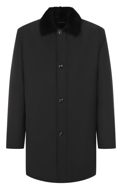 Мужской пальто с меховой подкладкой KITON, арт. UW2186AV0402H20