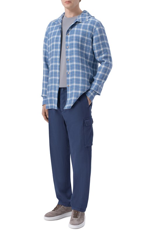 Хлопковая футболка Kiton UMK0891 Серый  UMK0891 Фото 2