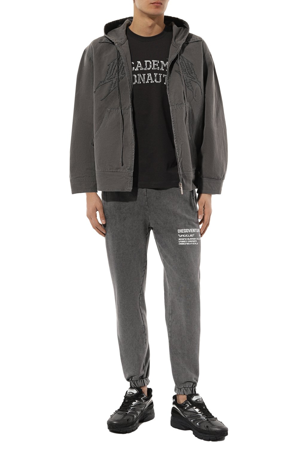 Хлопковые джоггеры DIEGO VENTURINO, арт. D3S4PNTBASIC2, фото 2