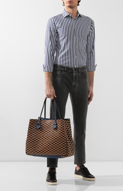 Двусторонняя кожаная сумка MOREAU, арт. SVINLDIITTTRSTB, фото 2