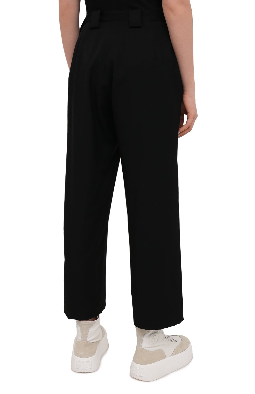 Шерстяные брюки YOHJI YAMAMOTO, арт. FD-P18-100, фото 4