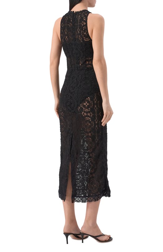 Хлопковое платье Erika Cavallini P6S011 Чёрный  P6S011 Фото 3