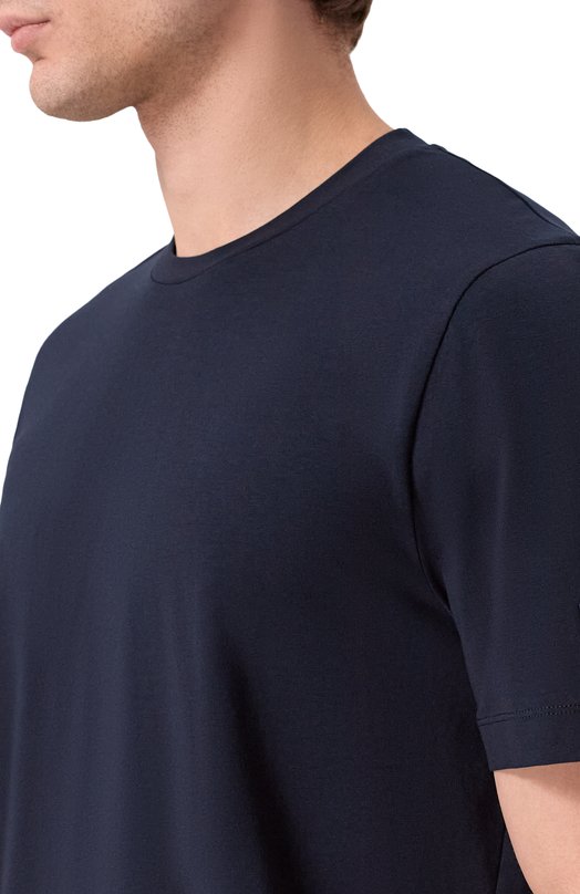 Хлопковая футболка Corneliani 27G586/2725028 Синий  27G586/2725028 Фото 5