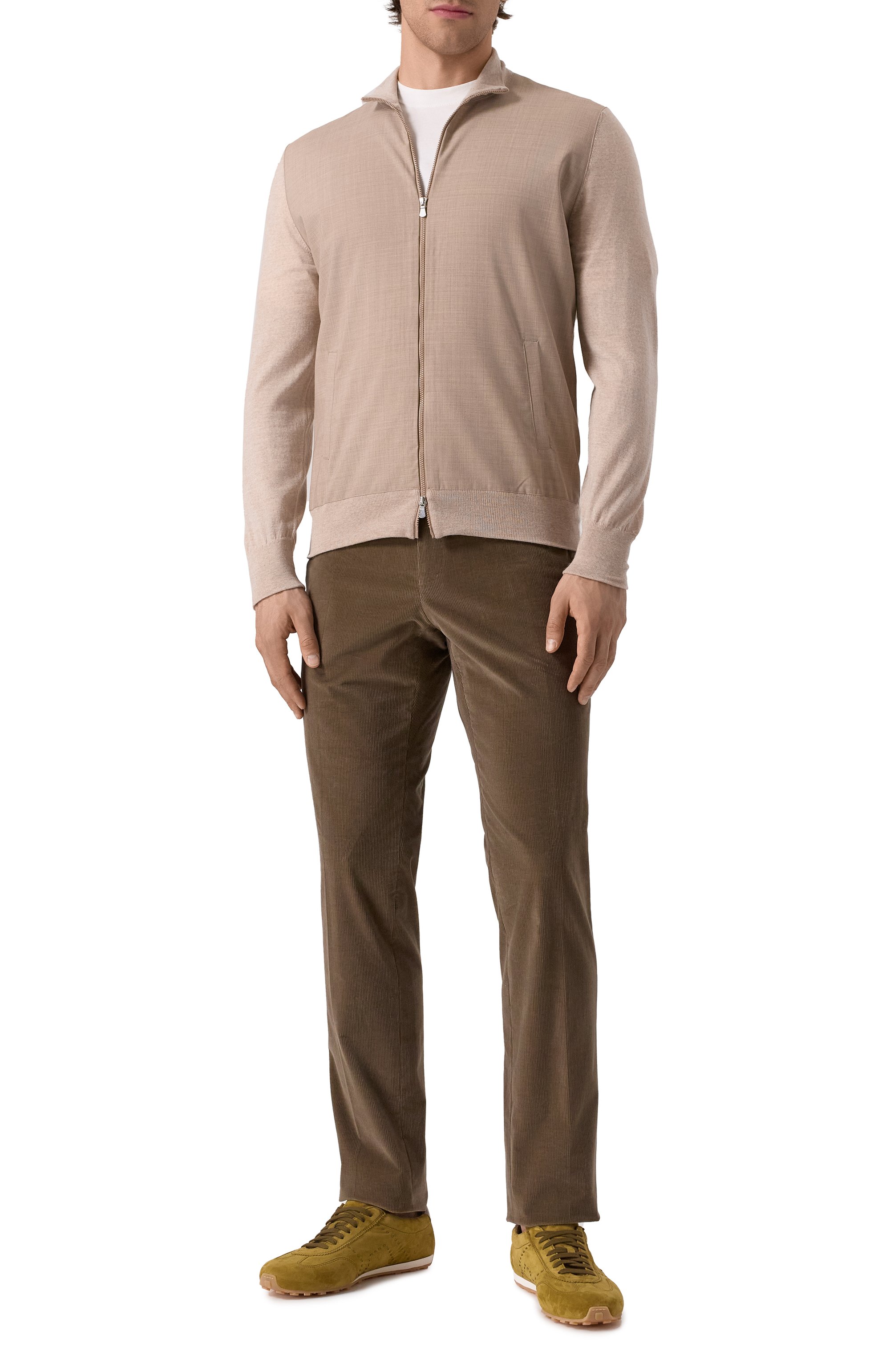 Замшевые кроссовки glove SANTONI, арт. MBGG22080BIFTKCS, фото 2