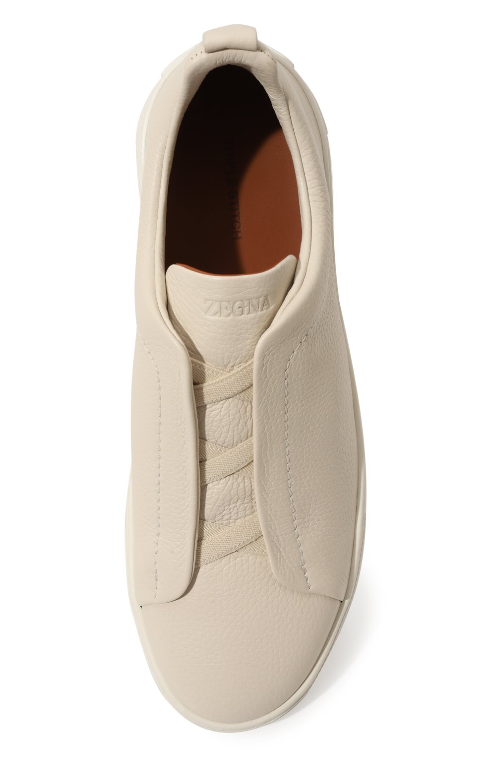 Кожаные кеды triple stitch ZEGNA, арт. LHCV0/S4667Z, фото 6