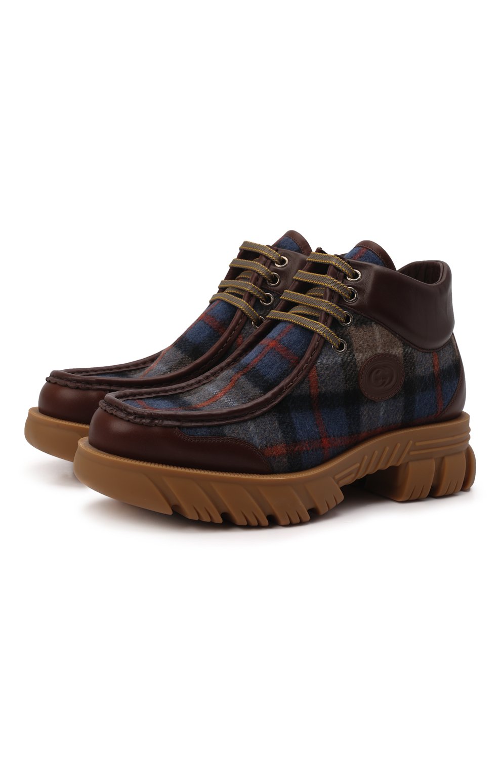 Комбинированные ботинки romance GUCCI, арт. 674068/UID10, фото 1