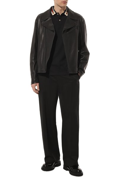 Хлопковое поло GUCCI, арт. 545714 XJAGU, фото 2