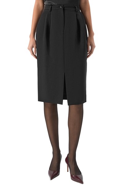 Шерстяная юбка DOLCE & GABBANA, арт. F4C08T/FU2L8, фото 3