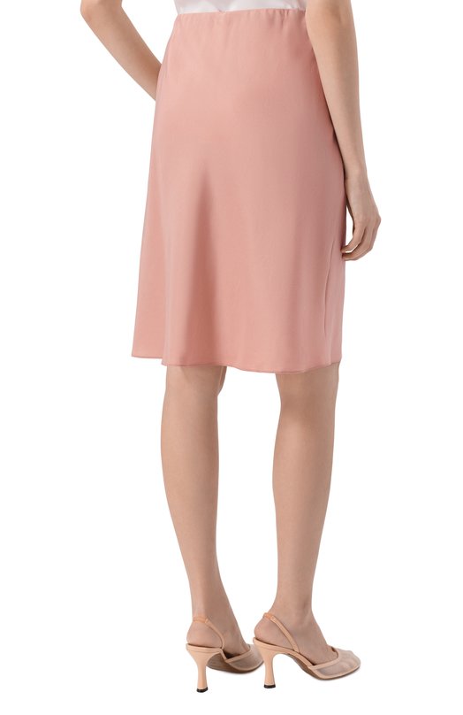 Шелковая юбка 12 STOREEZ 136982 Розовый  136982 Фото 4