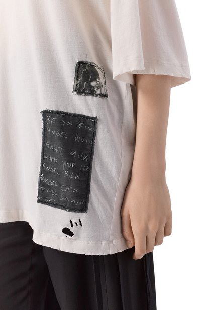 Хлопковая футболка ANN DEMEULEMEESTER, арт. B0013244/FA637, фото 5