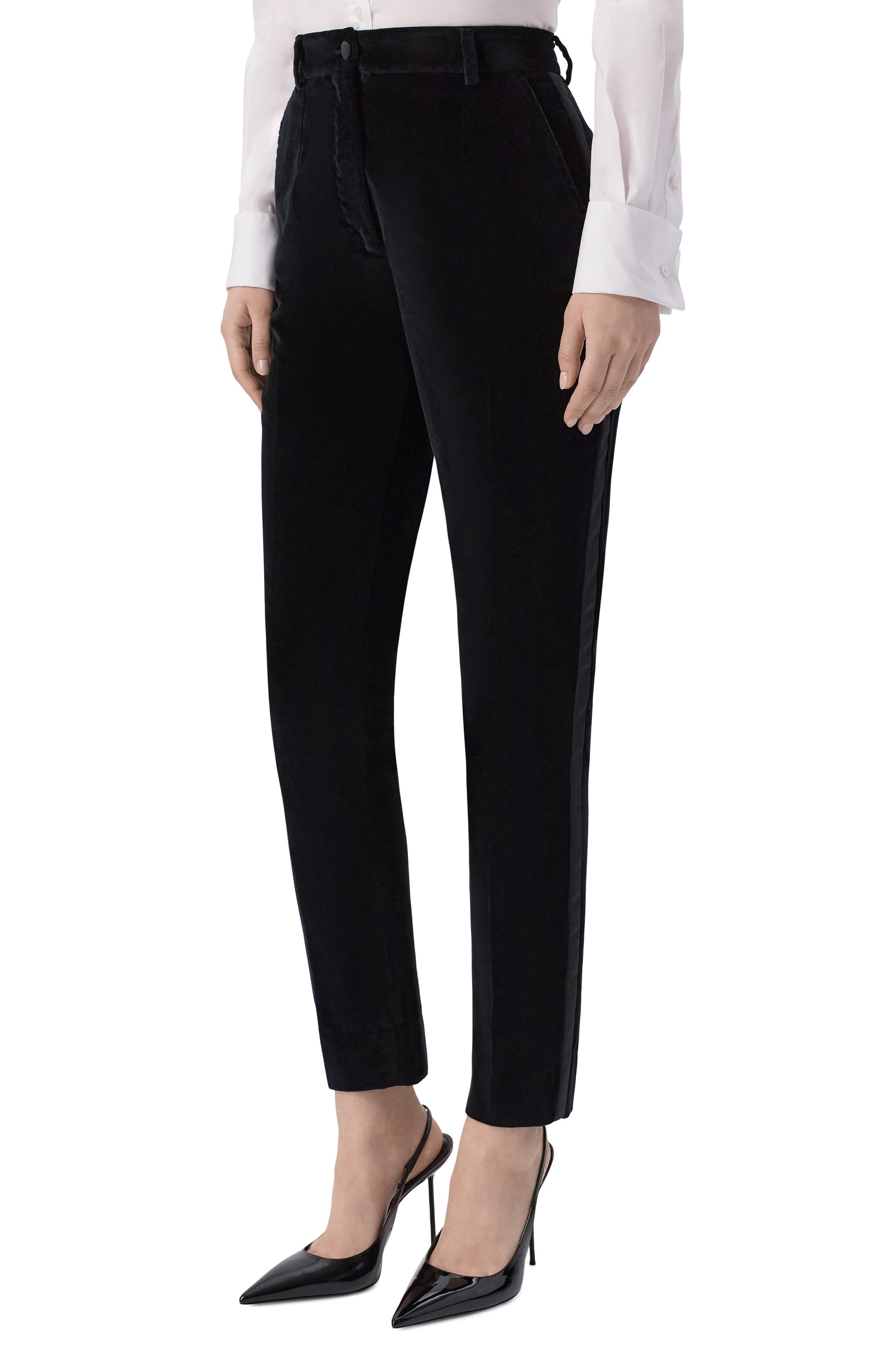 Бархатные брюки DOLCE & GABBANA, арт. FTC71T/FUVG7, фото 3