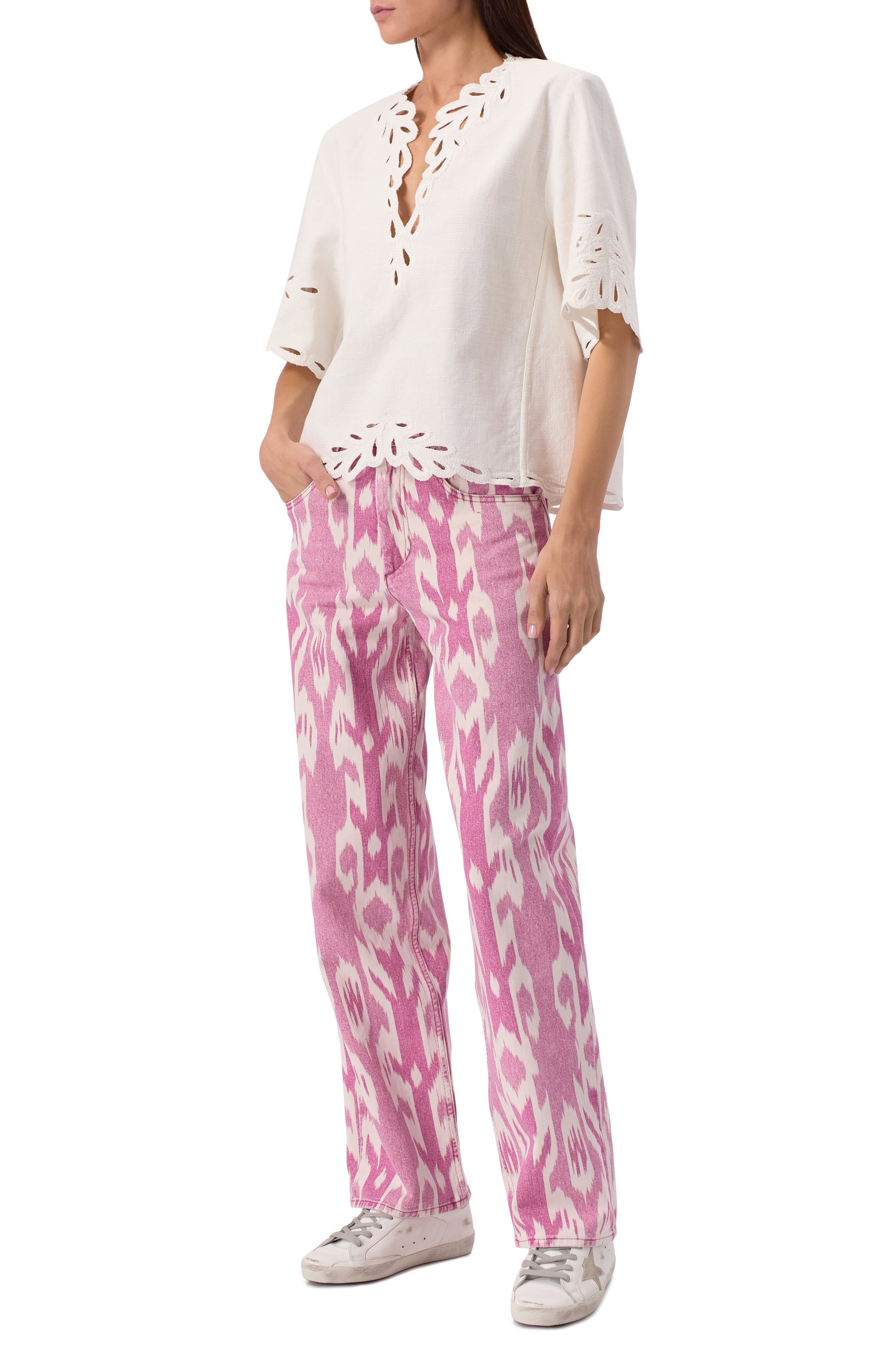 Кожаные кеды super star GOLDEN GOOSE DELUXE BRAND, арт. GWF00101.F000861, фото 2