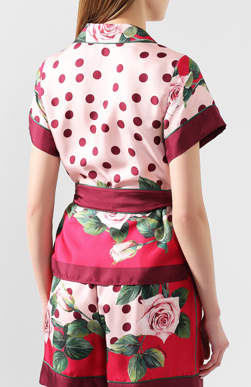 Шелковая блузка DOLCE & GABBANA, арт. F5G67T/GDU07, фото 4